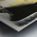 In the Blackout – Pause as You Leave the Station’s Light Metal print