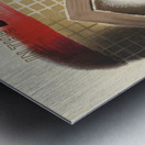 In the Blackout – Before You Alight Make Sure the Train is in the Station – Look for Platform Metal print