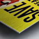 Save to Beat the Devil! Metal print