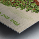 Plan and Grow for Winter – Summer Glut Leaves Winter Short – Take Warning Now and Don’t Get Caught Metal print