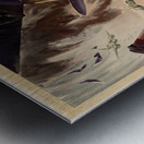 The Bombing in Daylight of the Power Station at Knapsack Germany by the Royal Air Force – Back Them Up! Metal print