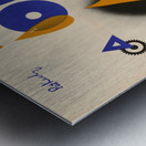 Oil – A Slip in Every Drip – Wipe it Up Metal print