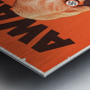 Award For Careless talk 1944  Metal print