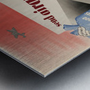 Send Airgraphs – They Save Aircraft Space Metal print