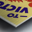 To Victory Metal print