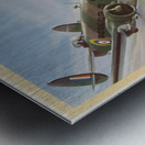 The Capture of the German Submarine U 570 by a Lockheed ‘Hudson’ of the British Coastal Command – Back Them Up! Metal print