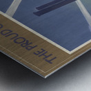 The Proud City – Chelsea Power House from Meek Street  Metal print