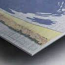 Man standing in the sea 1899 by Edward Penfield Metal print