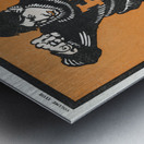 American football player 1901 by Edward Penfield Metal print