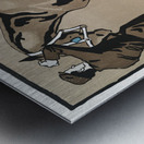 People and horse ca. 1890-1907  by Edward Penfield Metal print