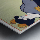 Woman and sheep 1895 by Edward Penfield Metal print