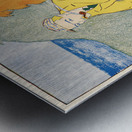 Man riding bicycle 1894 by Edward Penfield. Metal print