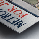 Metropolitan for July ca. 1900-1910 by Edward Penfield Metal print