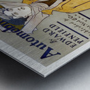 Automobile calendar for 1906 ca. 1905 by Edward Penfield Metal print