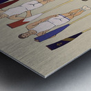 College crews ca. 1908 by Edward Penfield Metal print