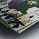 Vintage calendar 1897 by Edward Penfield Metal print