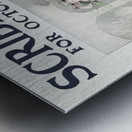 Scribners for October ca. 1890-1907 by Edward Penfield Metal print