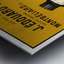 Man and woman at a cafe 1900 by Leonetto Cappiello Metal print