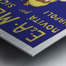 E. & A. Mele & C. novita per signora Napoli: Massimo Buono mercato / / L. Cappiello 1902 by Leonetto Cappiello Metal print