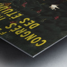 Celebrations of the international student congress Bordeaux 1907 by Leonetto Cappiello Metal print