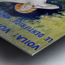 Verdol oxygenated green toothpaste 1911 by Leonetto Cappiello Metal print