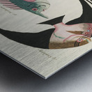 Colourful and surreal illustrations of fishes found in Moluccas Indonesia and the East Indies by Louis Renard 1678 -1746 from Histoire naturelle des plus rares curiositez de la mer des Indes 1754. Metal print