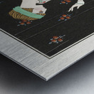 Costumes Parisiens: Grande robe du soir from Journal des Dames et des Modes 1913 fashion illustration  by George Barbier.  Metal print