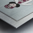 Costumes Parisiens No. 51: Pour St. Moritz from Journal des Dames et des Modes 1913 fashion illustration  by George Barbier.  Metal print