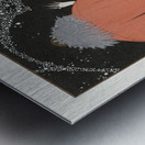 La voie lact&eacutee: Robe et manteau pour le soir de Worth 1921 fashion illustration  by George Barbier.  Metal print