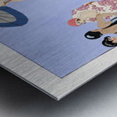 Au Lido Plate no.14 1920 fashion illustration by George Barbier. Metal print