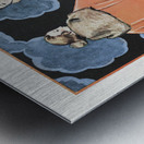 Deux heures du matin / Manteaux de Worth from Gazette du Bon Ton. Art- Modes & Frivolit&eacutes No. 2 1923 fashion illustration  by George Barbier.  Metal print