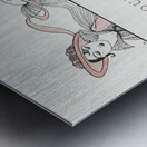 Autours Simples 1915 fashion illustration  by George Barbier.  Metal print