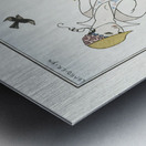 Costumes Parisiens No.179: Toilette de taffetas from Journal des Dames et des Modes 1914 fashion illustration  by George Barbier.  Metal print