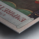 The Empire Theatre 1928 fashion illustration  by George Barbier. Metal print