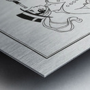 Costumes Parisiens 1914 fashion illustration  by George Barbier.  Metal print