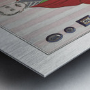 Costumes Parisiens 1913 fashion illustration  by George Barbier.  Metal print