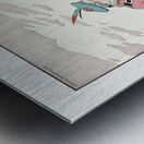 Nayez pas peur petite! 1923 fashion illustration  by George Barbier.  Metal print