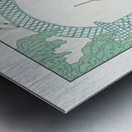 Le Jeu des Graces 1922 fashion illustration  by George Barbier.  Metal print