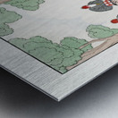 Come on my good friend! 1923 fashion illustration  by George Barbier.  Metal print