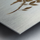 Rufous-fronted Fantail Rhipidura rufifrons illustrated by Elizabeth Gould 1804–1841 for John Gould’s 1804-1881 Birds of Australia  Metal print