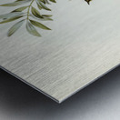 Grey-breasted Zosterops Zosterops tephropleurus illustrated by Elizabeth Gould 1804–1841 for John Gould’s 1804-1881 Birds of Australia  Metal print