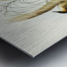 Robust Zosterops Zosterops strenuus illustrated by Elizabeth Gould 1804–1841 for John Gould’s 1804-1881 Birds of Australia  Metal print