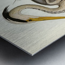 Great Grey Heron Ardea leucophaea illustrated by Elizabeth Gould 1804–1841 for John Gould’s 1804-1881 Birds of Australia  Metal print