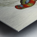 Pennants Parakeet Platycercus Pennantii illustrated by Elizabeth Gould 1804–1841 for John Gould’s 1804-1881 Birds of Australia  Metal print