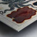 Barrier Reef Molluscs and Planarians from The Great Barrier Reef of Australia 1893 by William Saville-Kent 1845-1908. Fig 1: Flat worm Pseudoceros KentiiFig 2: Planarian Pseudoceros DimidiatusFig 3: Blue spotted Octopus Octopus PictusFig 4: Sea-hare A Metal print