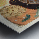 Barrier Reef Trepang or Bêche-de-Mer from The Great Barrier Reef of Australia 1893 by William Saville-Kent 1845-1908. Fig 1-2: Red fish Actinopyga obesaFig 3: Green Prickly-fish Stichopus ChloronotusFig 4: Colochirus AncepsFig 5: Holothurisa ColuberF Metal print