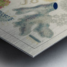 Barrier Reef Anemones from The Great Barrier Reef of Australia 1893 by William Saville-Kent 1845-1908.  Metal print