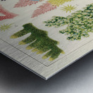 Great Barrier Reef Corals from The Great Barrier Reef of Australia 1893 by William Saville-Kent 1845-1908. Fig 1-2: Madrepora ProstrataFig 3: Madrepora KentiFig 4: Madrepora OrnataFig 5: Madrepora DecipiensFig 6: Mdrepora LaxaFig 7: Madrepora secund Metal print