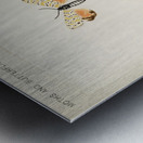 Bella Moth Utetheisia Bella from Moths and butterflies of the United States 1900 by Sherman F. Denton 1856-1937.  Metal print