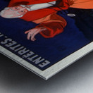 Entérites rhumatismes guéris à Plombières les Bains Vosges 1931 by Jean dYlen Poster Metal print